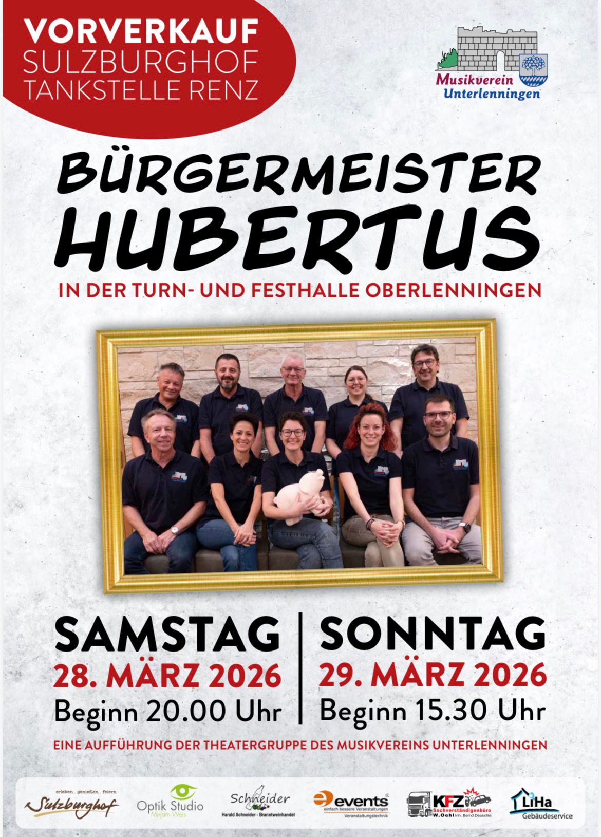 Brgermeister Hubertus Plakat 2026